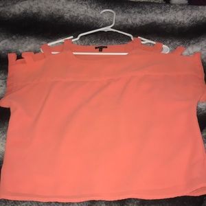 Coral blouse